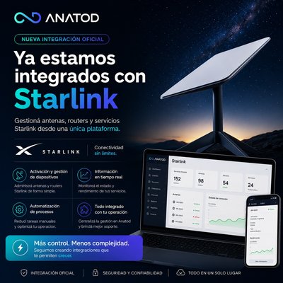 Ya estamos integrados oficialmente con Starlink